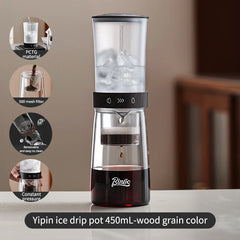 Portable Glass Ice Drip Cold Brew Coffee Maker