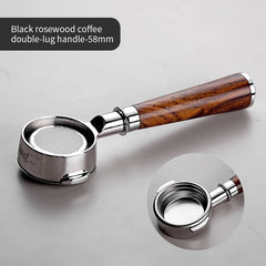 58mm 2-Ear Bottomless Portafilter with Filter Basket