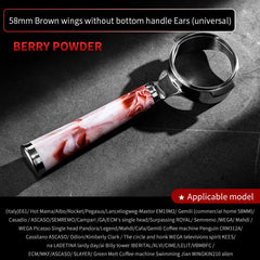 58mm 2-Ear Bottomless Portafilter, Stainless Steel