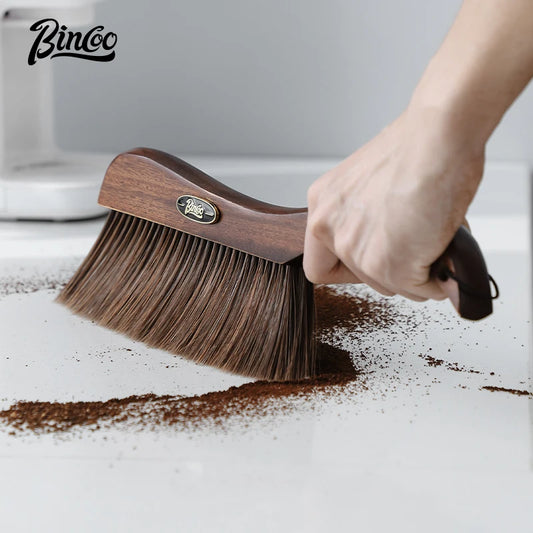 Wooden Handle Coffee Grinder Cleaning Brush