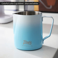 350/600ML Milk Frothing Pitcher – 304 Stainless Steel Latte Jug with Precision Scale