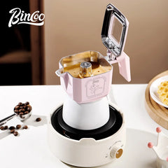 Bincoo Double-Valve Aluminum Moka Pot