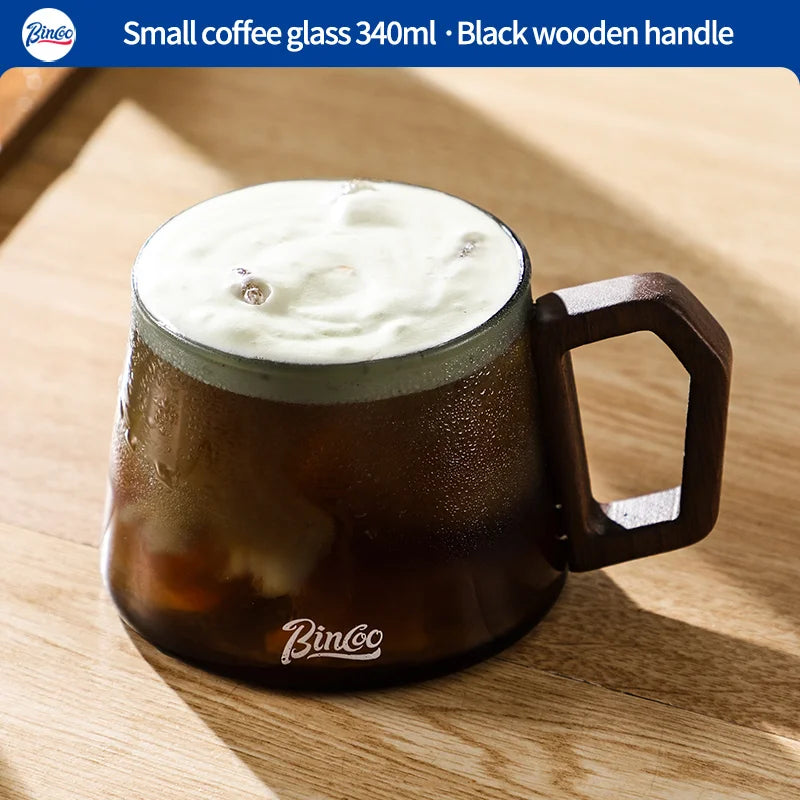 BINCOO 340ML Transparent Heat-resistant Espresso Cup