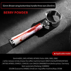 58mm 2-Ear Bottomless Portafilter, Stainless Steel