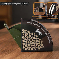 BINCOO Dustproof Coffee Filter Paper Organizer