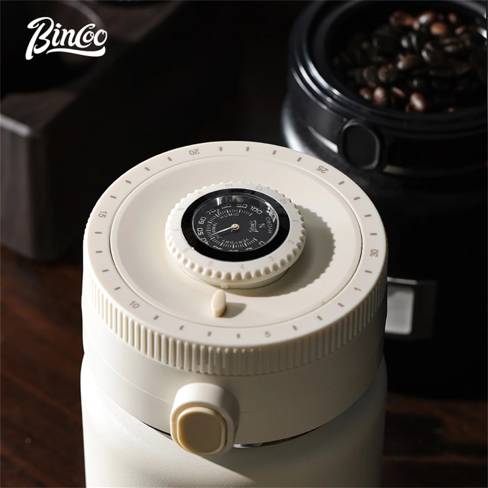 Bincoo Vacuum-Sealed Stainless Steel Coffee Storage Canister 1000ml