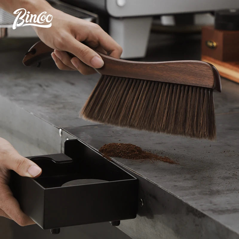Wooden Handle Coffee Grinder Cleaning Brush