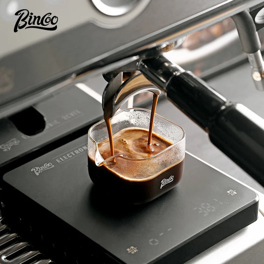 New 80ml Transparent Espresso Glasses with Scale Measuring Cup