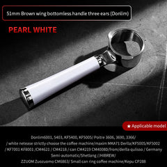 58mm 2-Ear Bottomless Portafilter, Stainless Steel