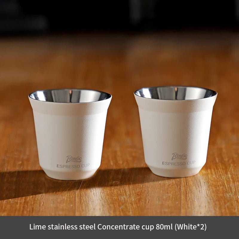 304 Stainless Steel Espresso Mugs 80ML