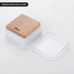 LED Digital Coffee Scale with Timer (2kg/0.1g, Oz/ml/g)