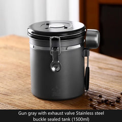 Veken 39oz Stainless Steel Vacuum Coffee Canister