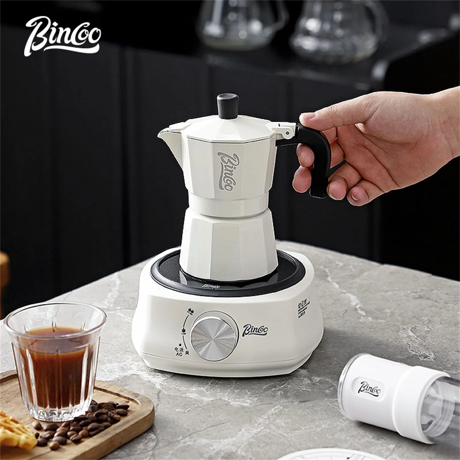 Bincoo Double-Valve Coffee Moka Pot 4,5 pcs
