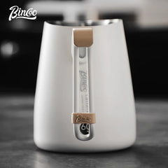 600ml Stainless Steel Coffee Milk Frothing Pitcher with Measurement Markings