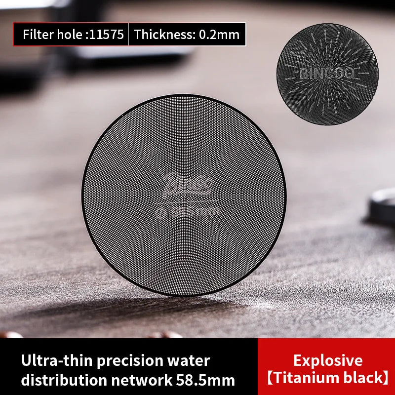 Ultra thin Precision Stainless Steel Sintered Filter for 51-58.5mm Portafilter