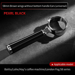 58mm 2-Ear Bottomless Portafilter, Stainless Steel