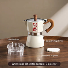 Bincoo Aluminum Mocha Moka Coffee Pot 300ml