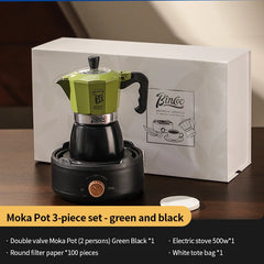 Bincoo Coffee Moka Pot Gift Box Double-Valve Espresso Maker