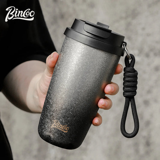 500ml Insulated Spill-Proof Coffee Mug with Lid, Portable Thermos