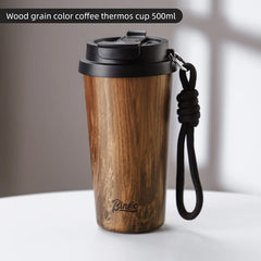 Bincoo 500ml Wood Thermal Cup