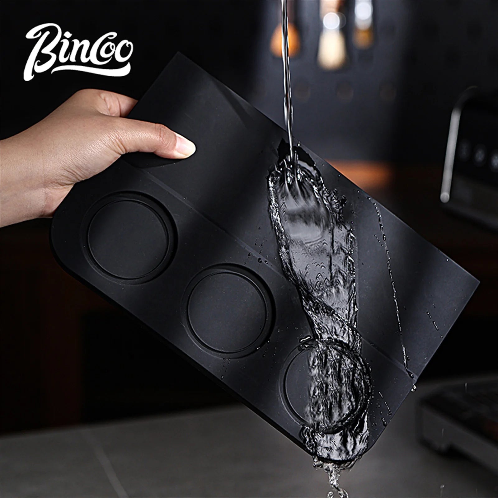 Barista Coffee Anti-Skid Silicone Tamping Mat, 51/53/58mm Portafilter Holder