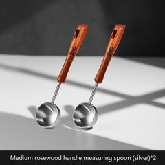 Rosewood 304 Stainless Steel Long-Handle Coffee Spoon
