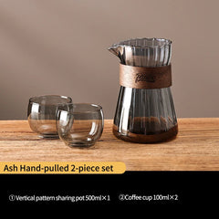 500ml Glass Pour Over Coffee Maker Set with Carafe and Filter