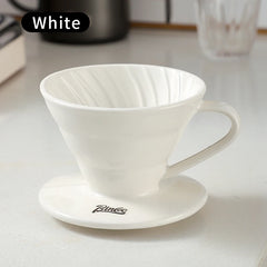 Bincoo Ceramic Coffee Filter Cup V-Style Reusable