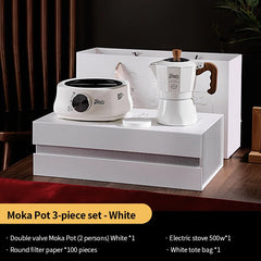 Bincoo Coffee Moka Pot Gift Box Double-Valve Espresso Maker