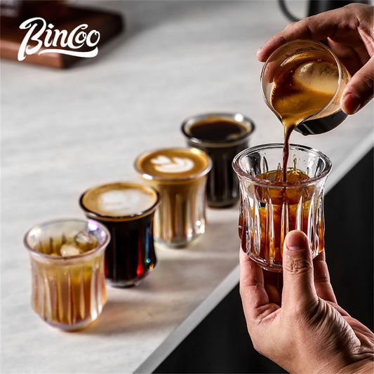 160ml Glass Coffee Cup Drinking Glasses for Espresso