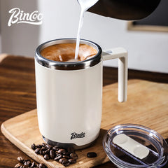 Tasse électrique à agitation automatique en acier inoxydable 316, rechargeable et sûre, avec système magnétique, pour mélanger le lait, bouteille d'eau intelligente de 400 ml