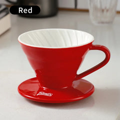 Bincoo Ceramic Coffee Filter Cup V-Style Reusable