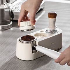 BINCOO Espresso Tamping Base 51-58mm Adjustable Portafilter Holder Distributor Stand
